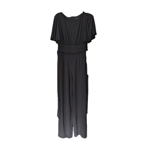 Julia Jordan Flutter Sleeve Jersey Jumpsuit - Picture 9 of 12